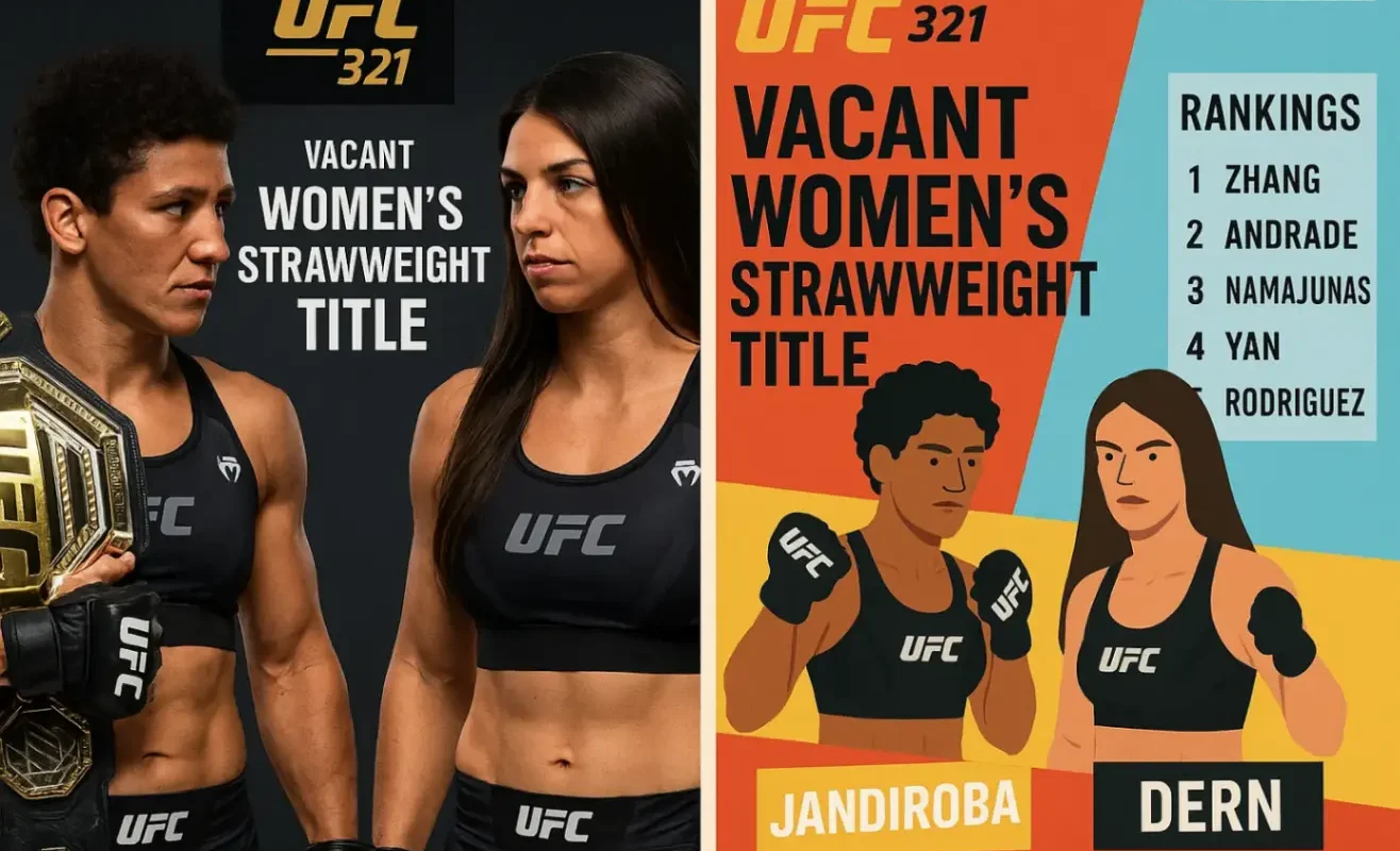 Джандироба vs Дерн на UFC 321: вакантный титул 115 lb и расклады дивизиона