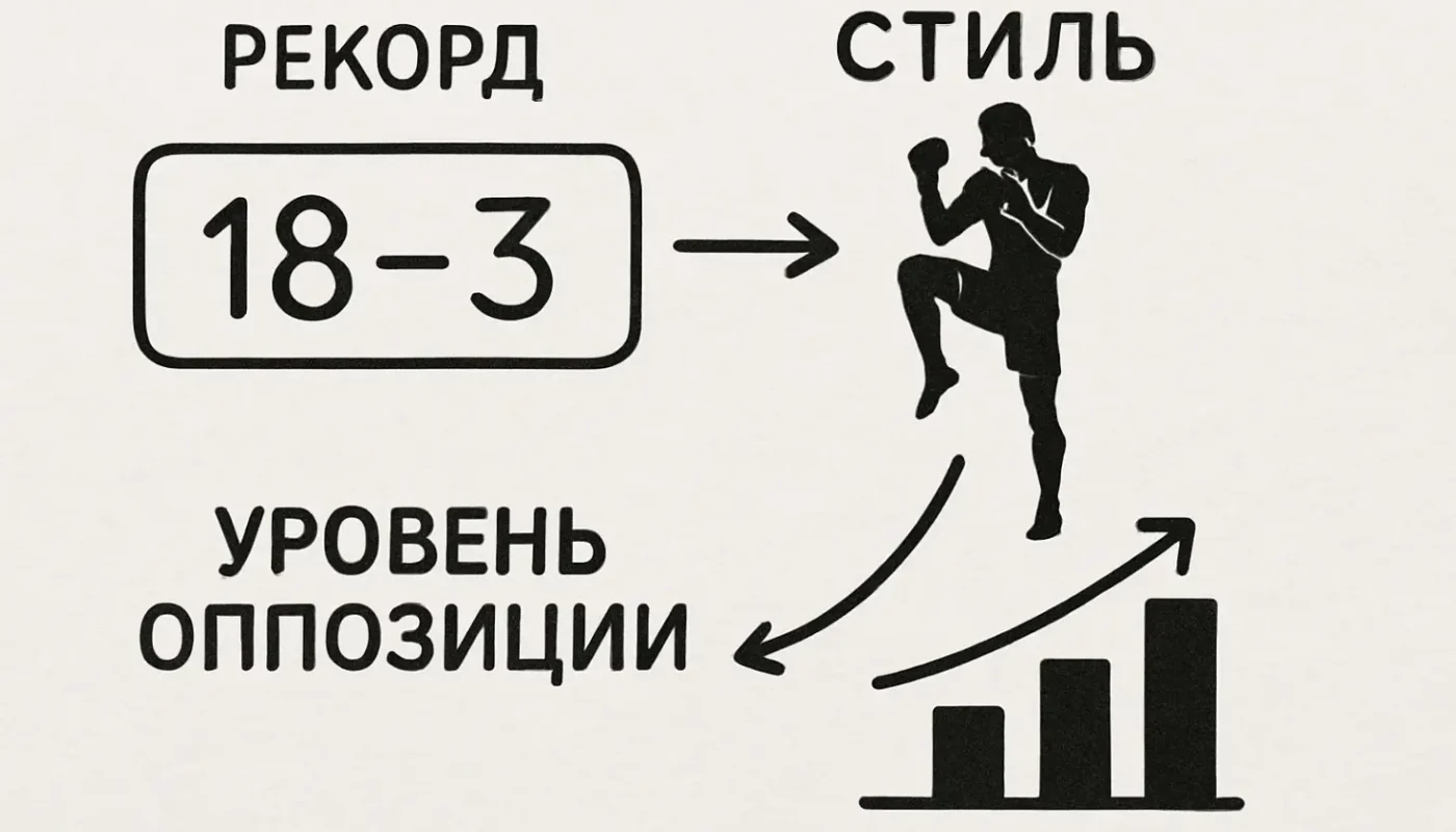 Как быстро оценить бой: рекорд, стиль и уровень оппозиции