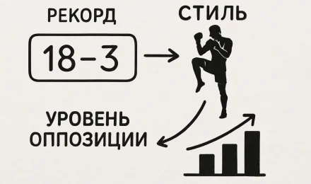 Как быстро оценить бой: рекорд, стиль и уровень оппозиции