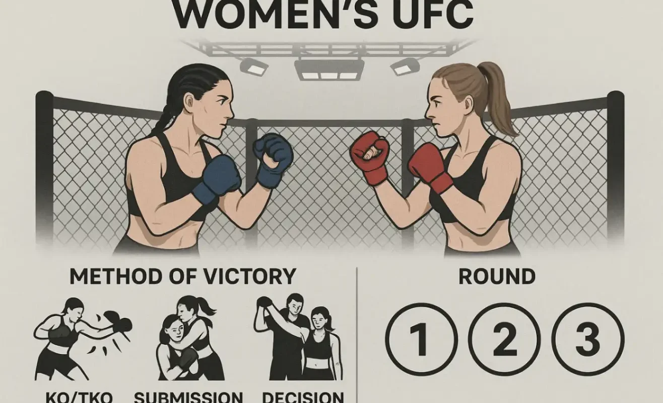 Проп-ставки в женском UFC: способ победы и раунды